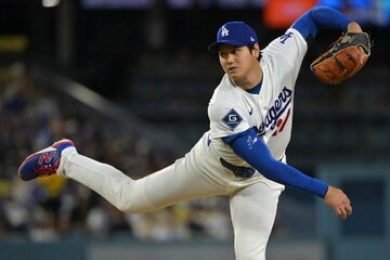 好投を続けている大谷（ロイター）