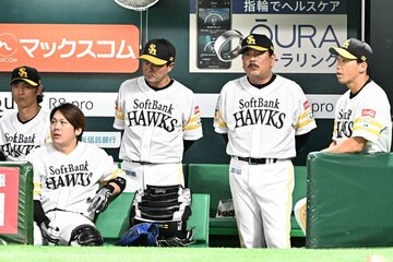 重いムードのソフトバンクベンチ