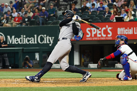 特大弾を放ったアーロン・ジャッジ（ロイター）