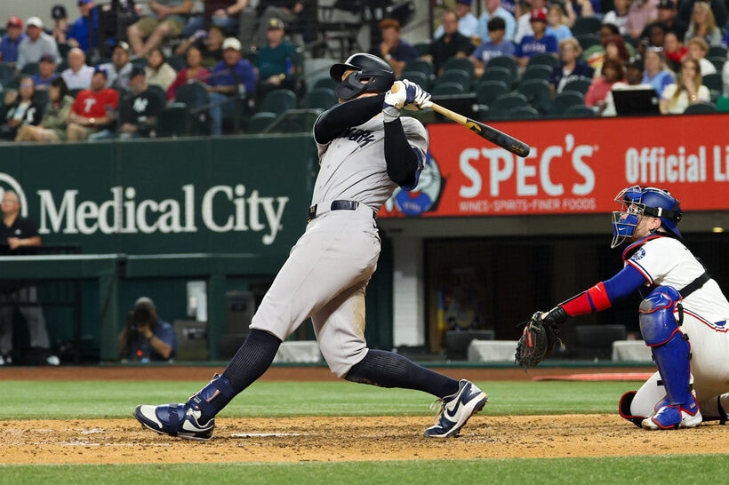 特大弾を放ったアーロン・ジャッジ（ロイター）