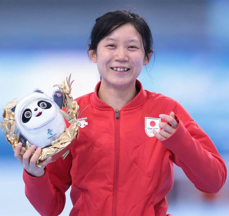  女子１５００ｍで２大会連続の銀メダルを獲得した高木美帆（東スポＷｅｂ）