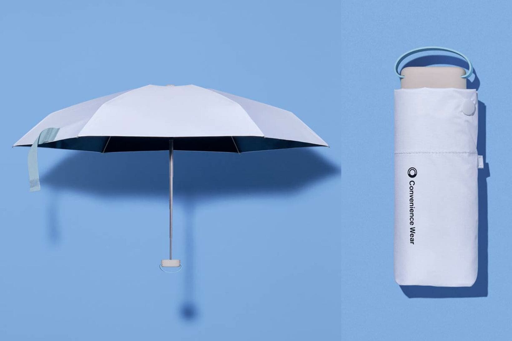 晴雨兼用ミニ傘ホワイト（ファミリーマート提供）