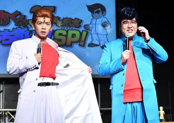  左から野田クリスタル、村上（東スポWeb）