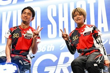同じ滋賀支部の馬場貴也(左)とも真っ向勝負を挑んだ遠藤エミ