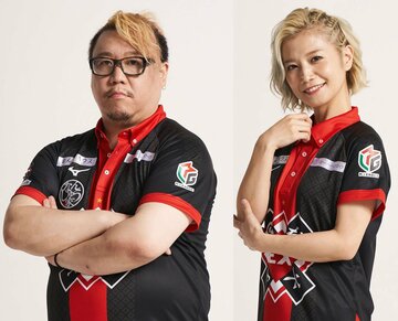  松ヶ瀬隆弥（左）と二階堂瑠美