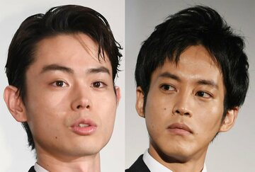  左から菅田、松坂