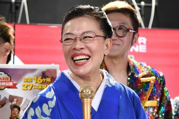 にっこり笑った柴田理恵