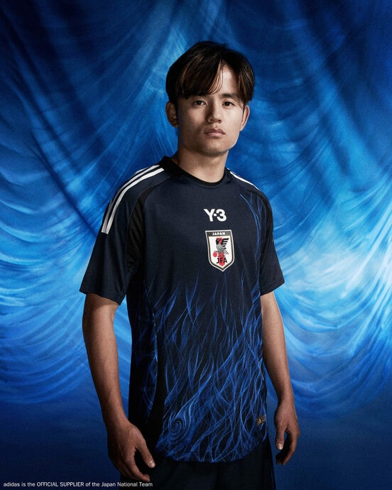 発表されたサッカー日本代表 2024 ユニホーム(adidas is the official supplier of the Japan National Team)