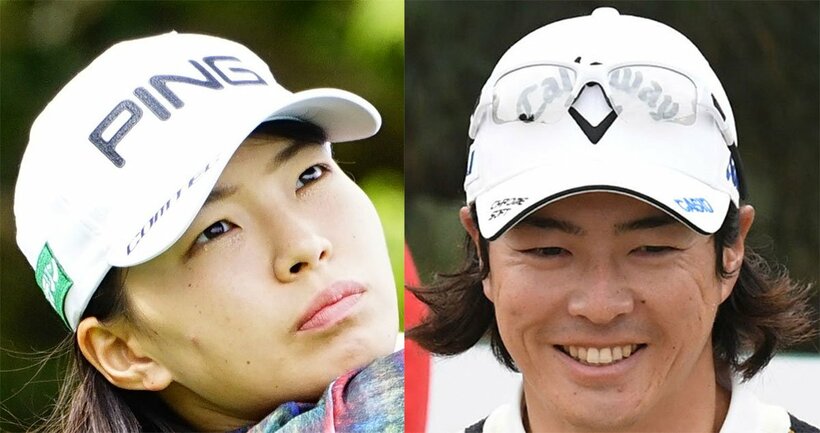  左から渋野、石川