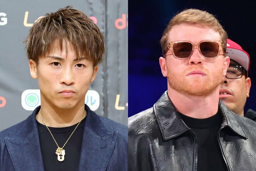 井上尚弥(左)とサウル〝カネロ〟アルバレス