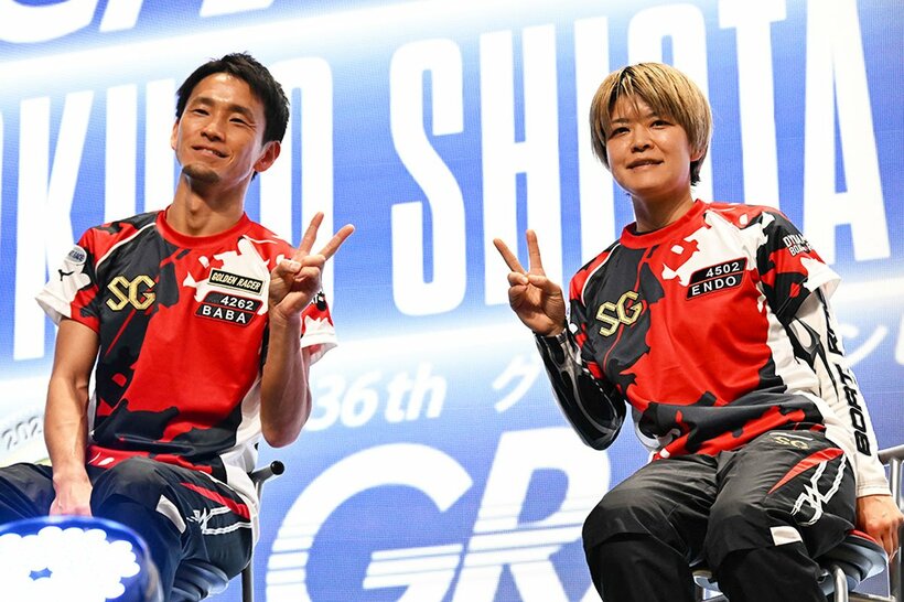 同じ滋賀支部の馬場貴也(左)とも真っ向勝負を挑んだ遠藤エミ