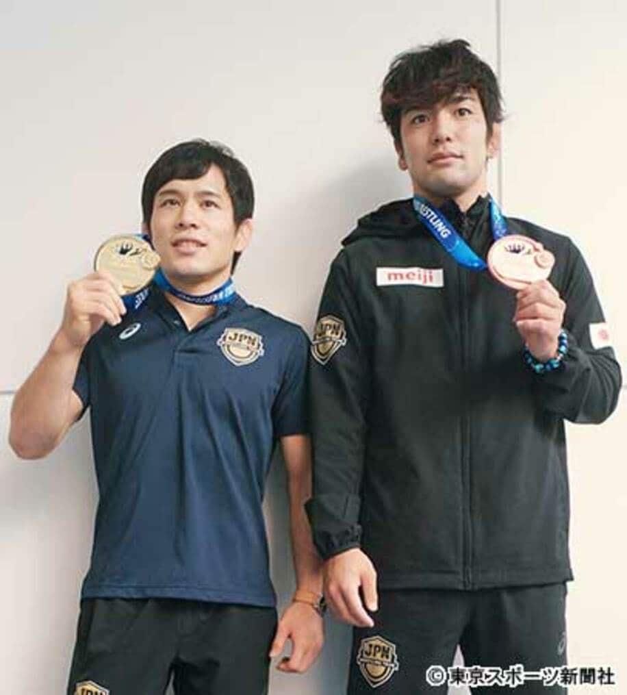  高橋侑希（左）と藤波勇飛