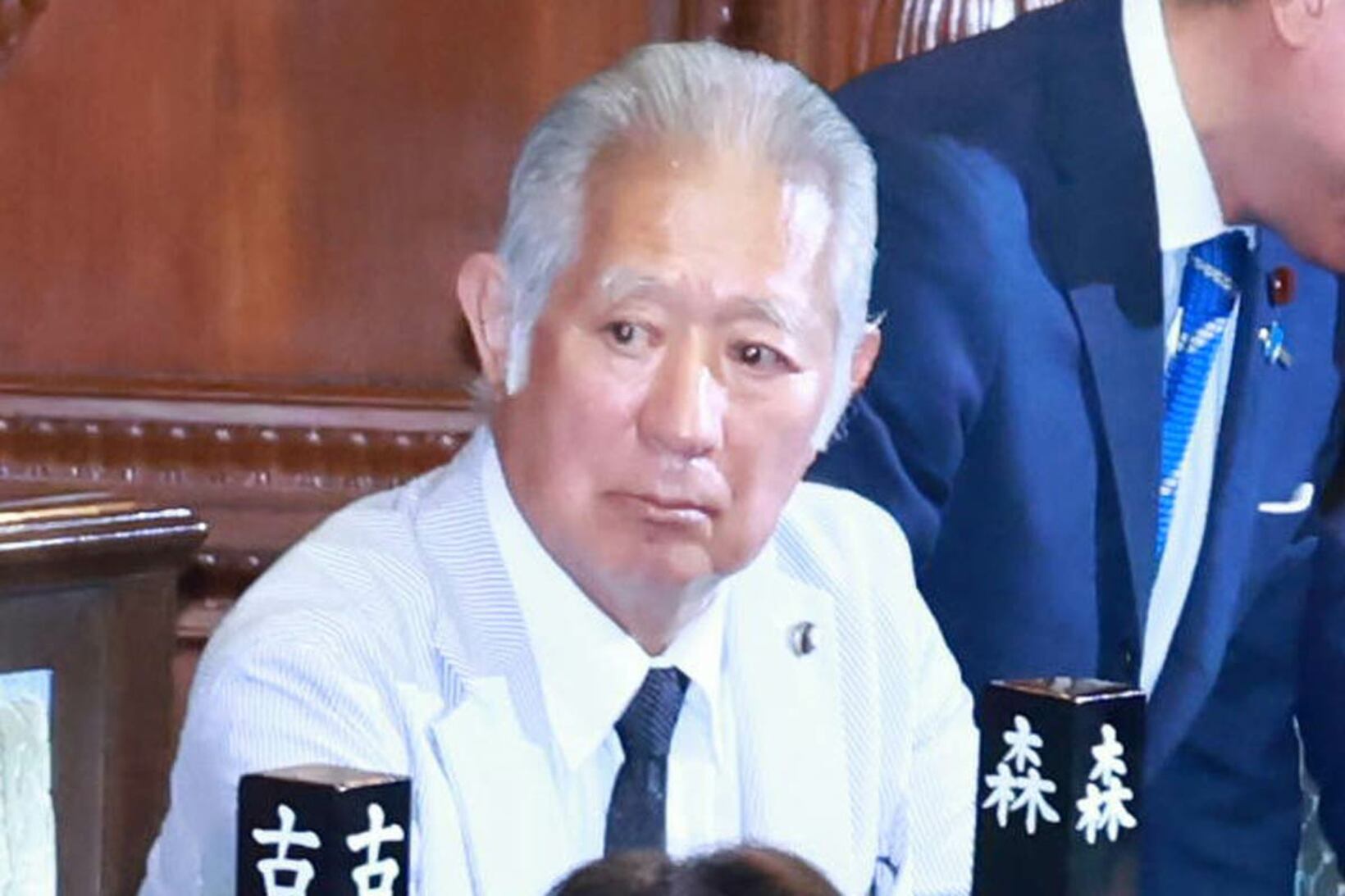 衆議院議長に選出された森英介元法相