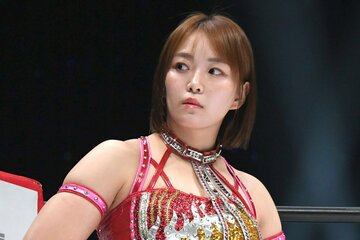 昨夏はスターダムの5★STARGPで激闘を繰り広げたSareee