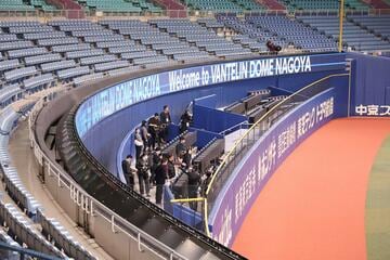 バンテリンドームのホームランウイングが完成した