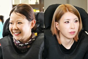 米丸乃絵(左)と高田ひかる