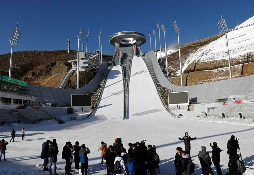  着々と準備が進む北京五輪（ロイター）