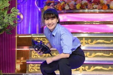  野球の球審ネタを披露した吉住