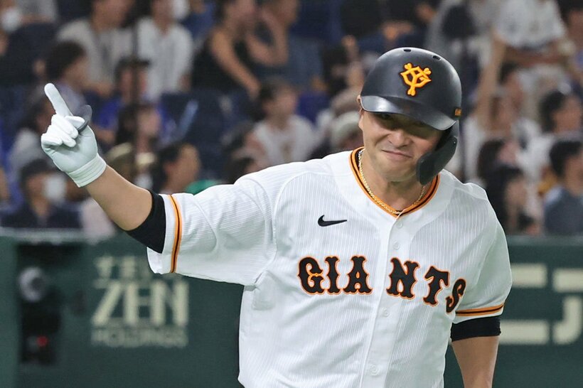 今季限りでの引退を決断した巨人・長野久義(2023年8月)