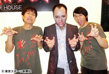 左から「キングオブコメディ」の高橋健一、「鬼ヶ島」のアイアム野田、和田貴志