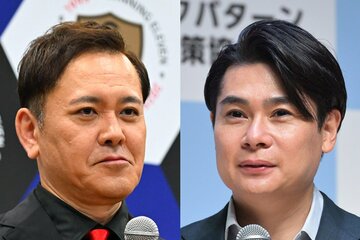 有田哲平(左)と吉村崇