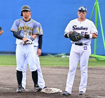 両雄並び立たず…距離を置く佐藤輝と村上宗隆