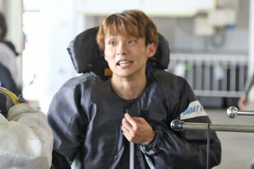 ３号艇で優勝戦に挑む中村日向