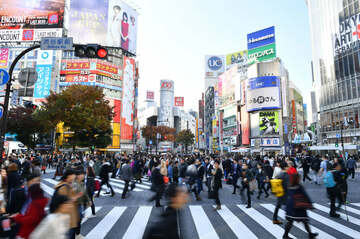  渋谷名物のスクランブル交差点（写真はイメージ）