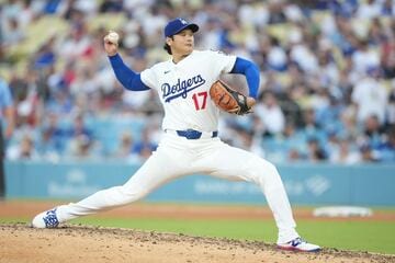 待望の白星をつかんだ大谷翔平（ロイター＝IMAGN IMAGES）