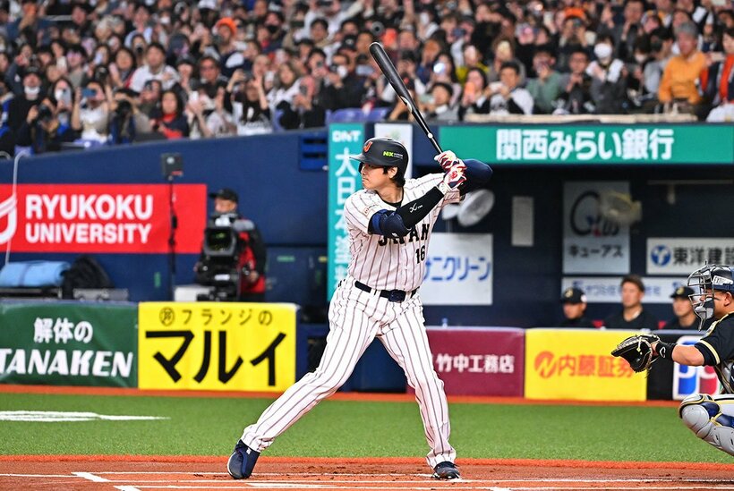 京セラでのオリックス戦では、３度の打席が回ってきたドジャース・大谷翔平