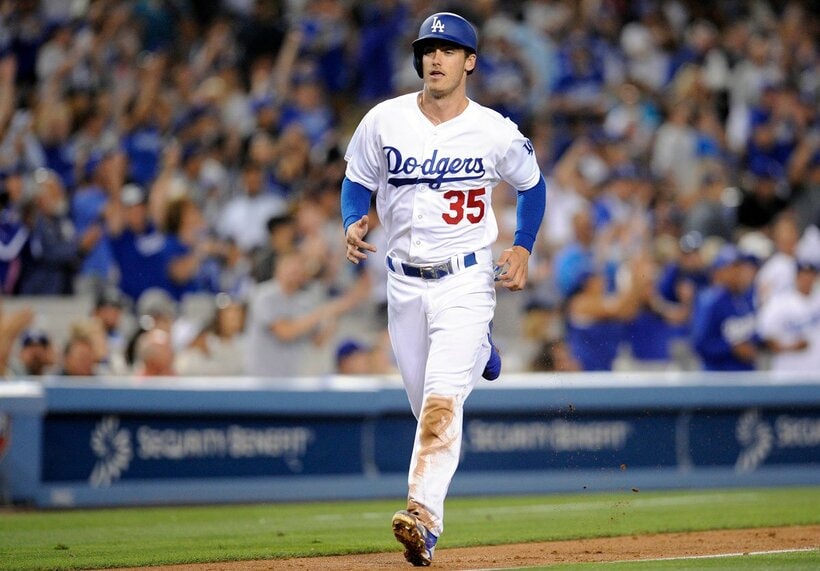 ドジャース在籍時のコディ・ベリンジャー（ロイター）