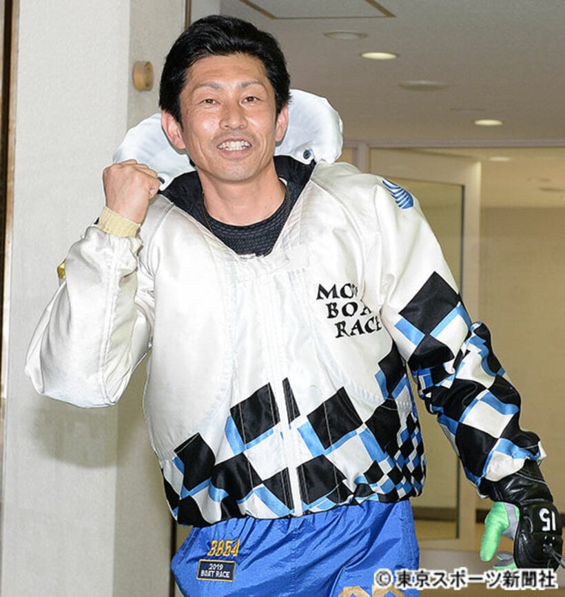  優勝戦１号艇をゲットした吉川元浩