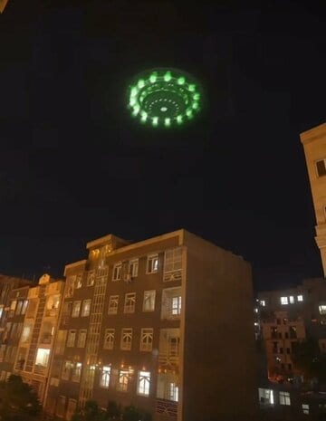２０２４年６月にもテヘランにＵＦＯが現れていた（レディットから）