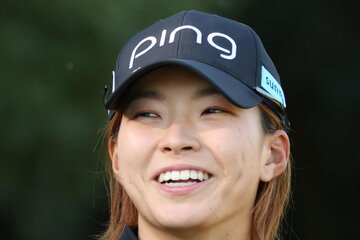 今季を自己採点した渋野日向子