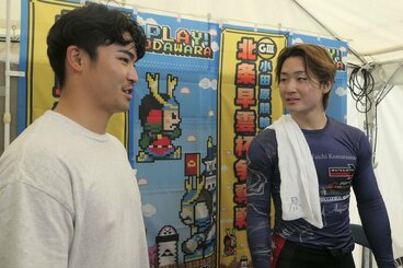 山崎歩夢(右)が星野洋輝と幽霊を見た話を振り返った