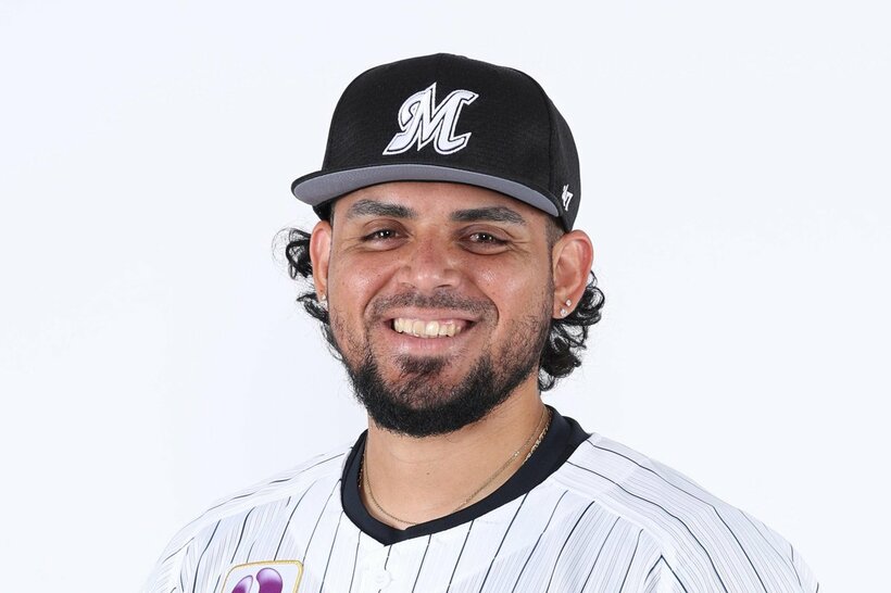 ロッテ在籍時のロベルト・オスナ