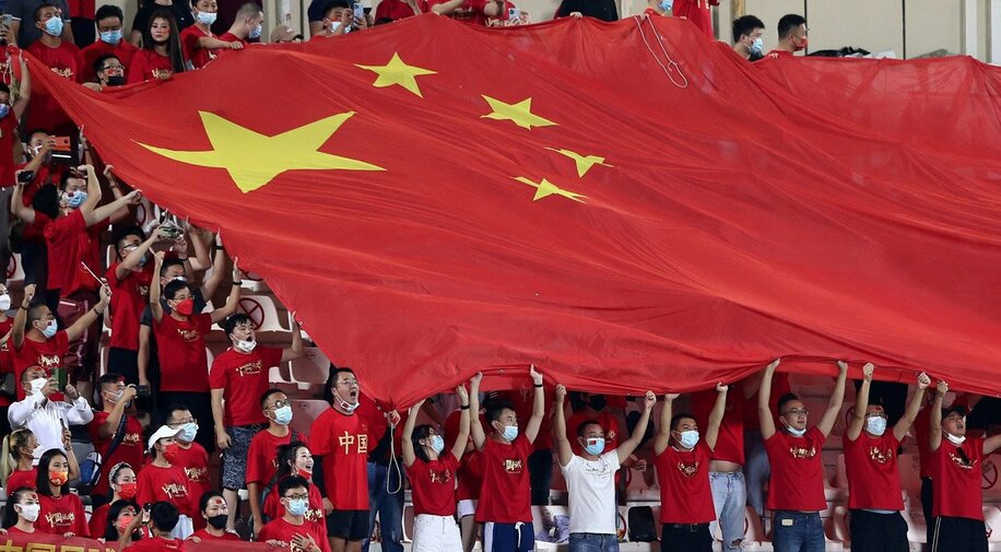  代表戦では盛り上がりを見せる中国サッカーだが…（ロイター）