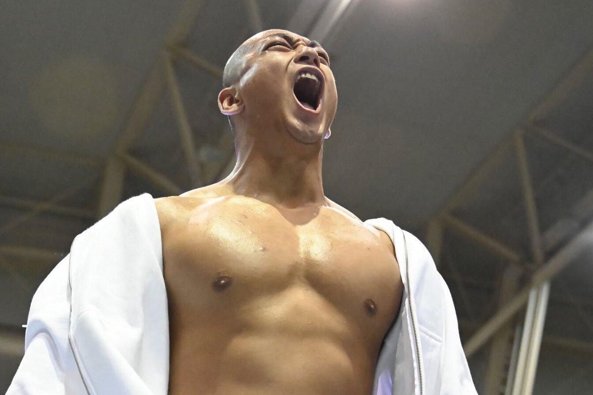 写真：【新日本】海野翔太が再起の丸刈り姿でシリーズ合流 約1か月
