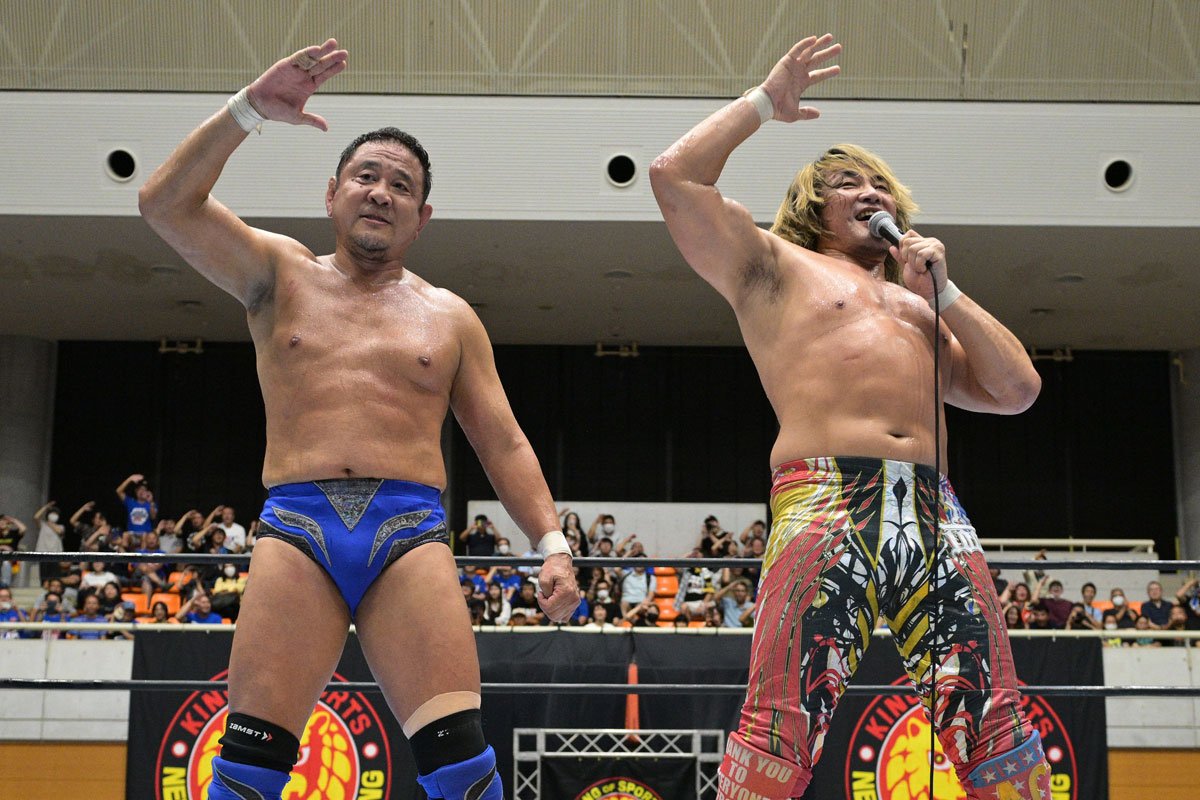 新日本プロレス 寄せ書き 中邑 棚橋 天山 小島 永田 中西 後藤 山本
