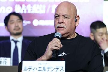 中谷潤人のトレーナーを務めるルディ・エルナンデス氏