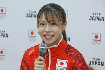 意気込みを語った杉原愛子