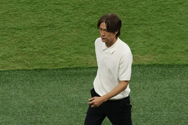 韓国代表の洪明甫監督（ロイター）