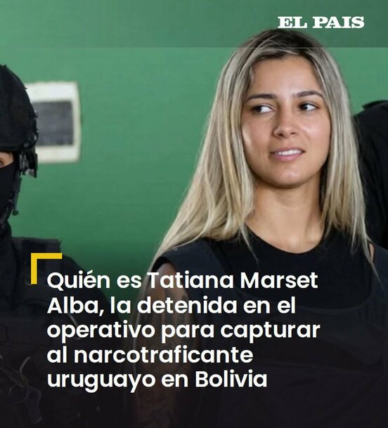 タチアナ・マルセト・アルバ容疑者（エル・パイスのフェイスブックから）