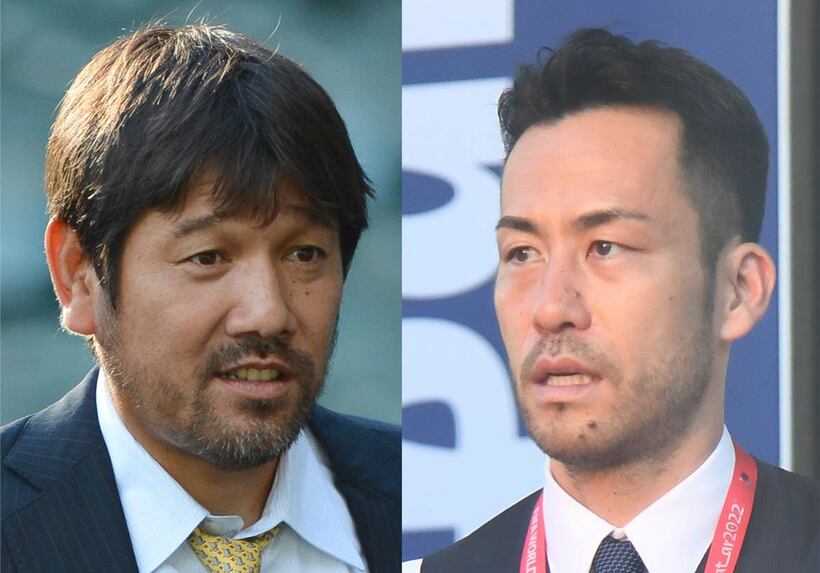 下柳氏（左）と吉田麻也に意外な関係があった