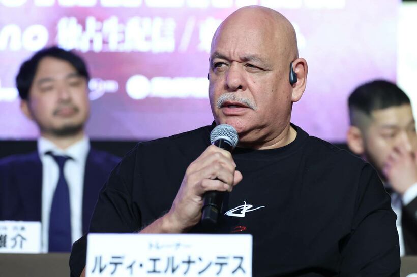 中谷潤人のトレーナーを務めるルディ・エルナンデス氏