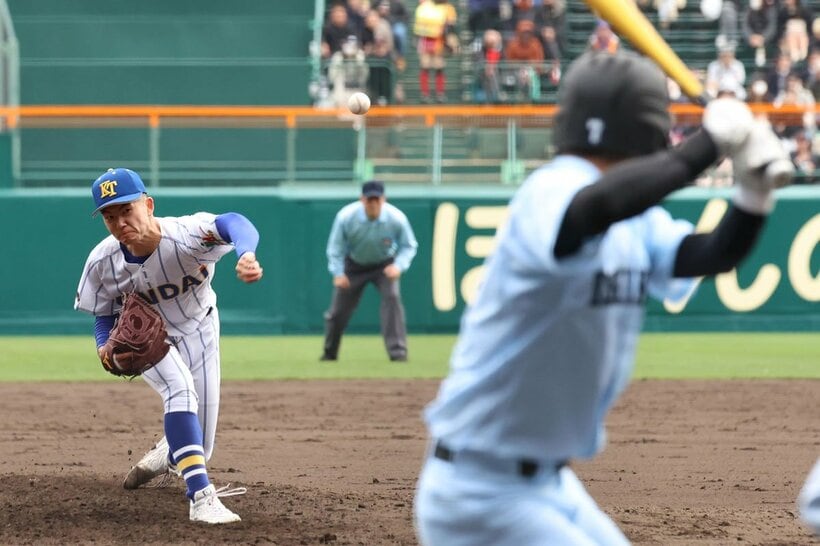健大高崎のエース佐藤は７回無失点９奪三振の快投
