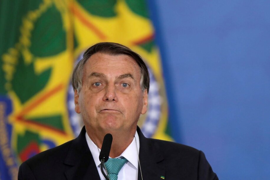  ブラジルのボルソナロ大統領（ロイター）