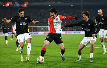 フェイエノールトの上田綺世（ロイター）