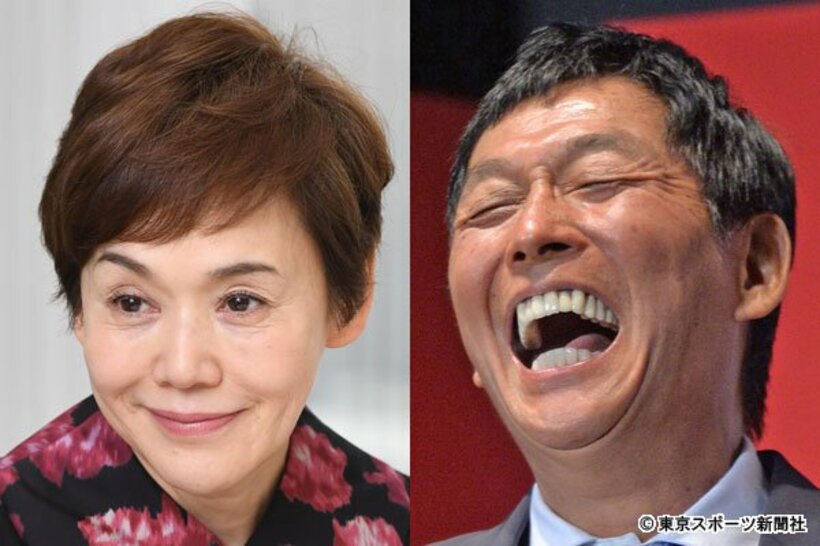  大竹しのぶ（左）と明石家さんま