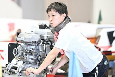 上昇機をゲットした松尾夏海